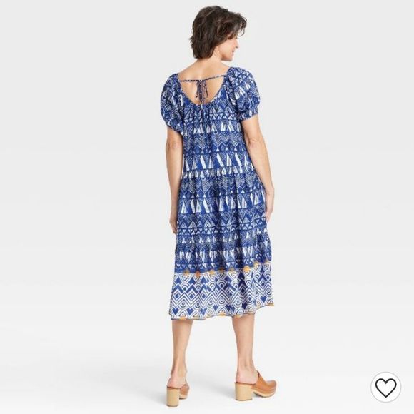 Knox Rose Tiered Boho Dress NWT XS - Picture 8 of 11